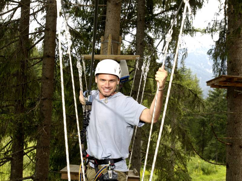Hochseilgarten Hotel Dolomiten Toblach